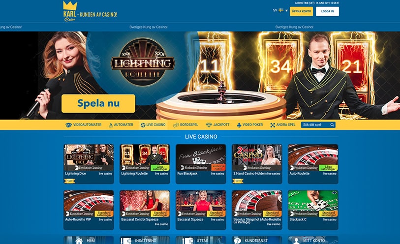 Nya casinon online basket