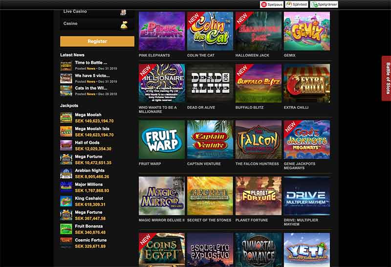 24h casino free spins playtech