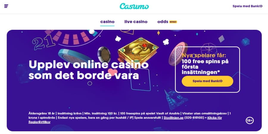 Svensk kasino med 3D betsoft